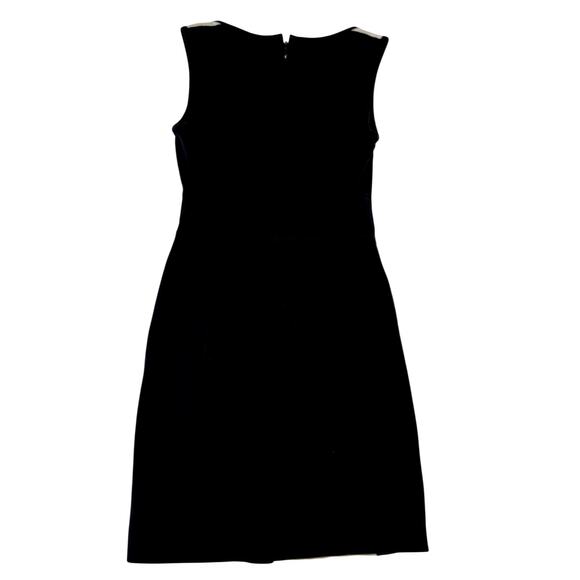 Banana Republic Sloan Colorblock Dress Black Cream Women’s 2P Petite Officewear - Picture 3 of 16